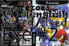 Box art for Sonic
      Heroes V1.0 [english] No-cd/fixed Exe #2