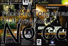 Box art for Splinter
      Cell: Pandora Tomorrow V1.0 [english] No-cd