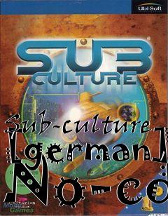 Box art for Sub-culture
[german] No-cd