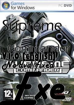 Box art for Supreme
            Commander V1.0 [english] No-dvd/fixed Exe