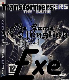 Box art for Transformers:
            The Game V1.0 [english] No-dvd/fixed Exe