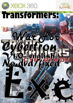 Box art for Transformers:
            War For Cybertron V1.0 [english] No-dvd/fixed Exe