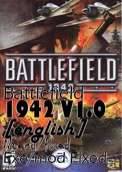 Box art for Battlefield
1942 V1.0 [english] No-cd/fixed Exe/mod Fixed