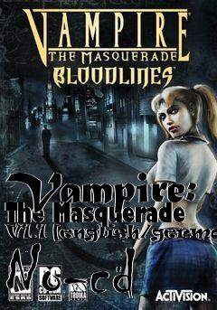 Box art for Vampire:
The Masquerade V1.1 [english/german] No-cd