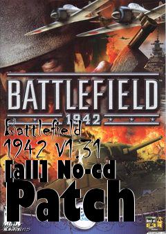 Box art for Battlefield
1942 V1.31 [all] No-cd Patch