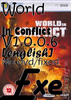 Box art for World
            In Conflict V1.0.0.6 [english] No-dvd/fixed Exe