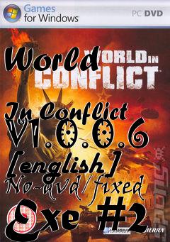 Box art for World
            In Conflict V1.0.0.6 [english] No-dvd/fixed Exe #2