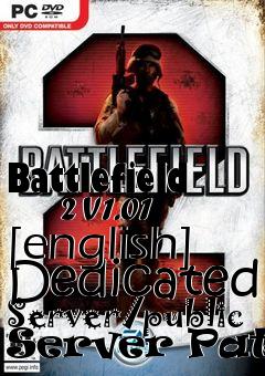 Box art for Battlefield
      2 V1.01 [english] Dedicated Server/public Server Patch