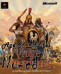 Box art for Age Of Empires V1.0 [german]
No-cd