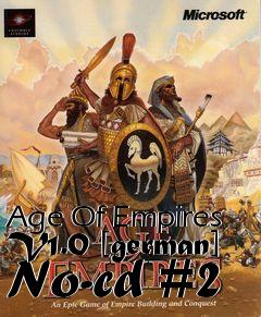 Box art for Age Of Empires V1.0 [german]
No-cd #2
