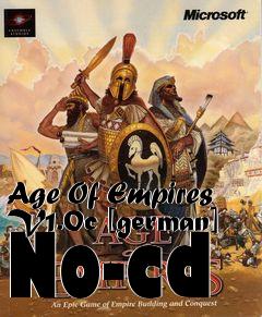 Box art for Age Of Empires V1.0c [german]
No-cd