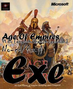 Box art for Age Of Empires V1.0c
[english/french/german] No-cd/fixed Exe