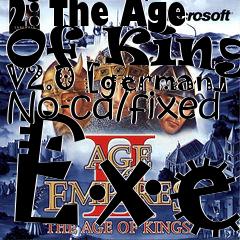 Box art for Age Of Empires 2: The Age Of
Kings V2.0 [german] No-cd/fixed Exe