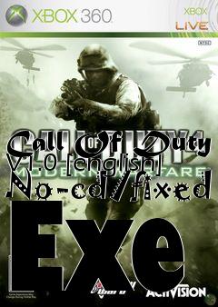 Box art for Call
Of Duty V1.0 [english] No-cd/fixed Exe
