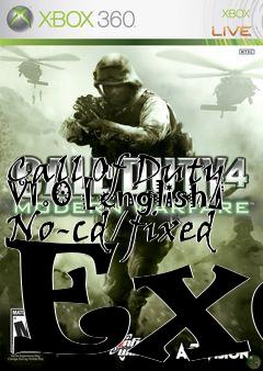 Box art for Call
Of Duty V1.0 [english] No-cd/fixed Exe