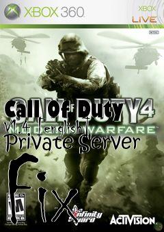 Box art for Call
Of Duty V1.4 [english] Private Server Fix