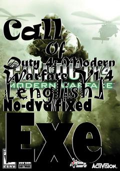 Box art for Call
            Of Duty 4: Modern Warfare V1.4 [english] No-dvd/fixed Exe
