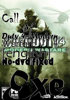 Box art for Call
            Of Duty 4: Modern Warfare V1.4 [english] No-dvd/fixed Exe