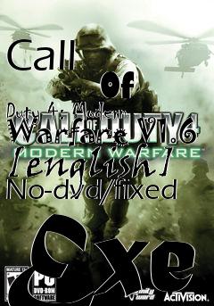 Box art for Call
            Of Duty 4: Modern Warfare V1.6 [english] No-dvd/fixed Exe