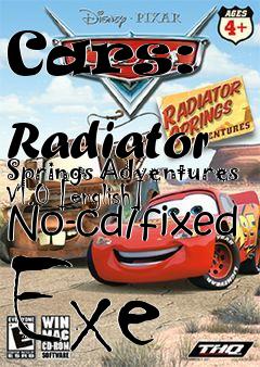 Box art for Cars:
            Radiator Springs Adventures V1.0 [english] No-cd/fixed Exe