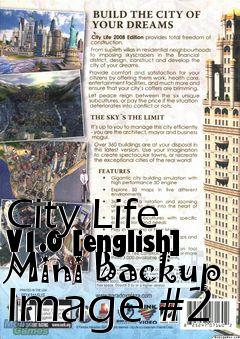 Box art for City
Life V1.0 [english] Mini Backup Image #2