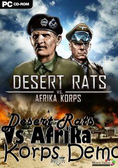Box art for Desert Rats Vs Afrika Korps Demo