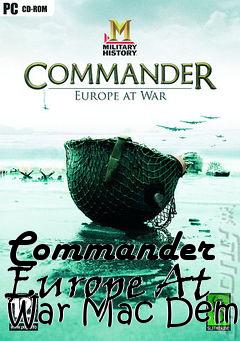 Box art for Commander Europe At War Mac Demo
