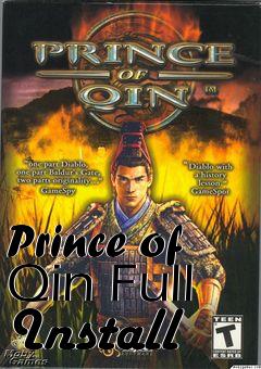 Box art for Prince of Qin Full Install