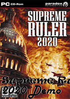 Box art for Supreme Ruler 2020 Demo