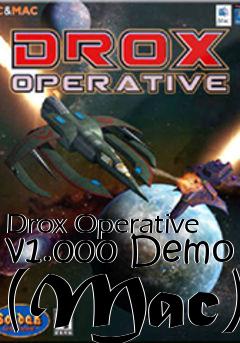 Box art for Drox Operative v1.000 Demo (Mac)