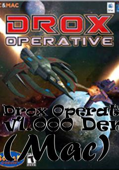 Box art for Drox Operative v1.000 Demo (Mac)