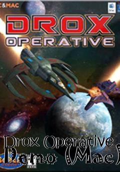 Box art for Drox Operative Demo (Mac)