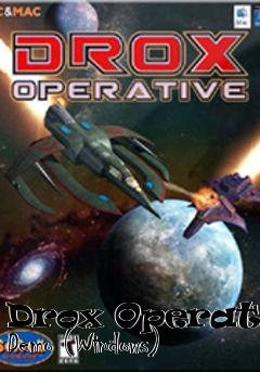 Box art for Drox Operative Demo (Windows)