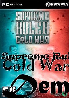 Box art for Supreme Ruler: Cold War Demo