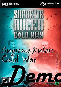 Box art for Supreme Ruler: Cold War Demo