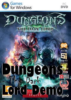 Box art for Dungeons - The Dark Lord Demo