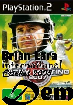 Box art for Brian Lara International Cricket 2005 Demo