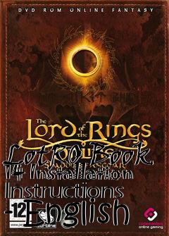 Box art for LotRO Book 14 Installation Instructions - English