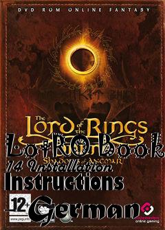 Box art for LotRO Book 14 Installation Instructions - German