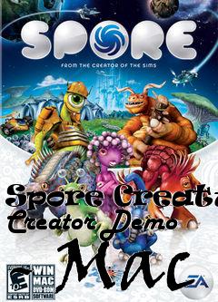 Box art for Spore Creature Creator Demo - Mac