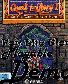 Box art for For the Glory Playable Demo