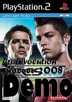 Box art for Pro Evolution Soccer 2008 Demo