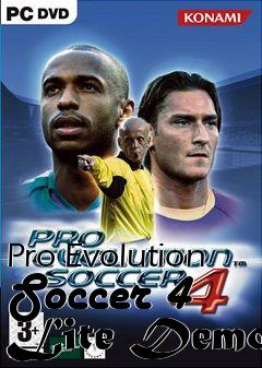 Box art for Pro Evolution Soccer 4 Lite Demo