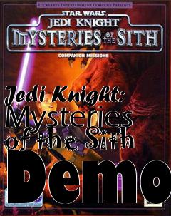Box art for Jedi Knight: Mysteries of the Sith Demo