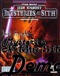 Box art for Jedi Knight: Mysteries of the Sith Demo