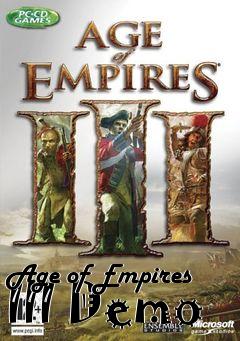 Box art for Age of Empires III Demo