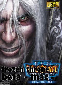 Box art for frozen throne beta - mac