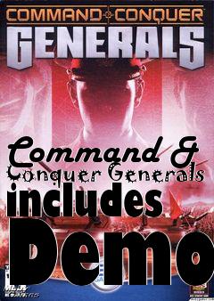Box art for Command & Conquer Generals includes Demo