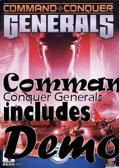 Box art for Command & Conquer Generals includes Demo