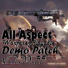 Box art for All Aspect Warfare Playable Demo Patch v. 1.00.35